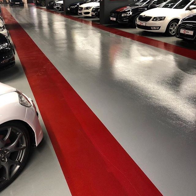 Ataşehir Caretta Otomotiv / Texture Epoxy (Portakal Desenli) Uygulamamız